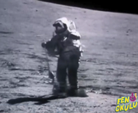 Ay yüzeyinde dolanan Astronotların yaşadığı ufak eğlenceli talihsizlikler...